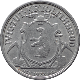 10 koron 1922 grenlandia a
